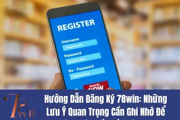 Hướng Dẫn Đăng Ký 78win